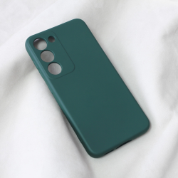 Futrola Teracell Soft Velvet za Samsung S911B Galaxy S23 tamno zelena.