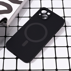 Futrola Magsafe Pure color za iPhone 15 6.1 crna.