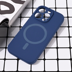 Futrola Magsafe Pure color za iPhone 16 Pro plava.