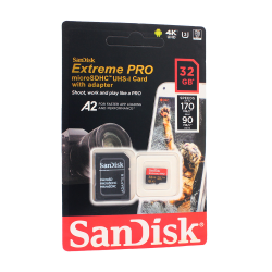Memorijska kartica SanDisk SDHC 32GB Extreme PRO 4K UHD V30 sa adapterom ZJ CN.