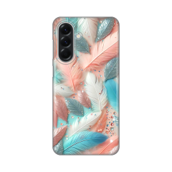 Silikonska futrola print za Samsung A566 Galaxy A56 5G Pastel Feathers.