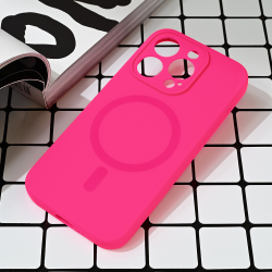 Futrola Magsafe Pure color za iPhone 15 Pro 6.1 pink.