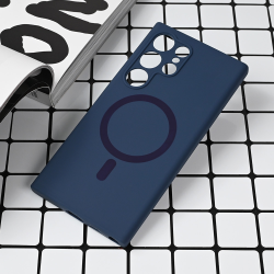 Futrola Magsafe Pure color za Samsung S928B Galaxy S24 Ultra tamno plava.