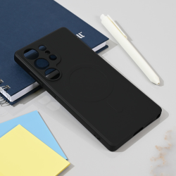 Futrola Teracell Giulietta Magsafe za Samsung S938 Galaxy S25 Ultra crna.