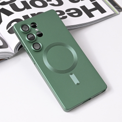 Futrola Magsafe Chrome za Samsung S938 Galaxy S25 Ultra zelena.