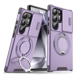 Futrola CamShield Ring stand za Samsung S938 Galaxy S25 Ultra ljubicasta.