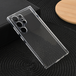 Silikonska futrola Ultra Thin with pluggy za Samsung S928B Galaxy S24 Ultra Transparent.
