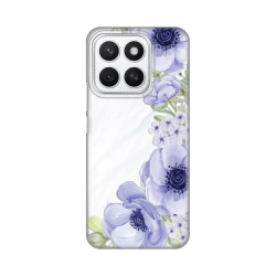 Silikonska futrola print Skin za Huawei Honor X8c Blue Roses.