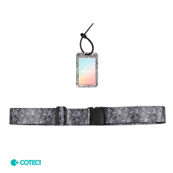 Sigurnosna traka za kofer Coteci siva.