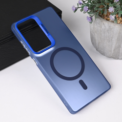 Futrola Magsafe providna za Samsung S938 Galaxy S25 Ultra plava.