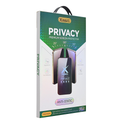 Staklena folija glass X Mart 9D Privacy za Samsung S921 Galaxy S24 5G/S931 Galaxy S25 5G (fingerprint unlock).