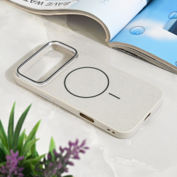 Futrola Magsafe Sparkle Dust za iPhone 17 Pro Max 6.9 srebrna.