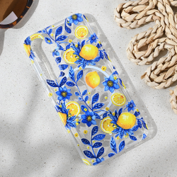 Futrola print Magsafe za Samsung S931 Galaxy S25 Mediteran Lemon.