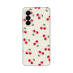 Silikonska futrola print za Samsung A175 Galaxy A17 Cherry and Flowers.