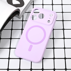 Futrola Magsafe Pure color za iPhone 17 Pro lila.