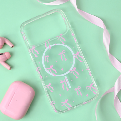 Futrola print Magsafe za iPhone 17 Pro Max 6.9 Cute Bow.