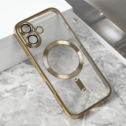 Futrola Magsafe Lux za iPhone 17 6.3 zlatna.