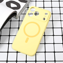 Futrola Magsafe Pure color za iPhone 17 Pro Max 6.9 zuta.