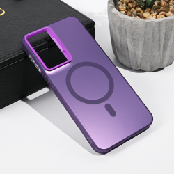 Futrola Magsafe providna za Samsung A175 Galaxy A17 ljubicasta.