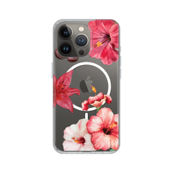 Futrola print Magsafe za iPhone 13 Pro Hibiscus.