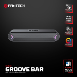Bluetooth zvucnik Fantech BS160 GROOVE BAR crni.