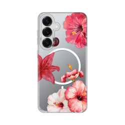Futrola print Magsafe za Samsung S931 Galaxy S25 Hibiscus.