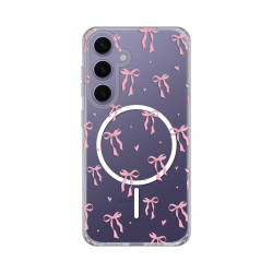 Futrola print Magsafe za Samsung S921B Galaxy S24 Cute Bows.