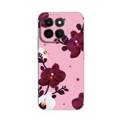 Silikonska futrola print Skin za Huawei Honor X6c Pink Orchid.