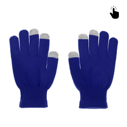 Rukavice za touchscreen RY M (22cm) tamno plave.