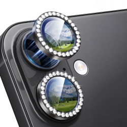 Zastita za kameru Diamond za iPhone 17 crna.