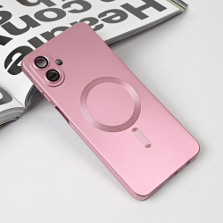 Futrola Magsafe Chrome za Samsung A075F Galaxy A07 roze.