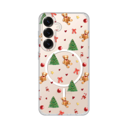 Futrola print Magsafe za Samsung S931 Galaxy S25 Merry Bear.