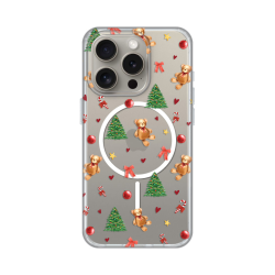 Futrola print Magsafe za iPhone 15 Pro 6.1 Merry Bear.
