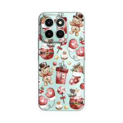 Silikonska futrola print Skin za Huawei Honor X6c Cozy Christmas.