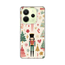 Silikonska futrola print za Xiaomi Redmi Note 14 4G (SRB) Vintage Christmas.