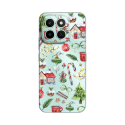 Silikonska futrola print Skin za Huawei Honor X6c Winter Spirit.