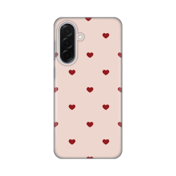 Silikonska futrola print za Samsung A366 Galaxy A36 5G Beige Hearts.