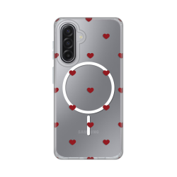Futrola print Magsafe za Samsung A175 Galaxy A17 Red Hearts.