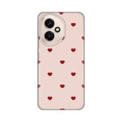 Silikonska futrola print za Huawei Honor 400 Beige Hearts.