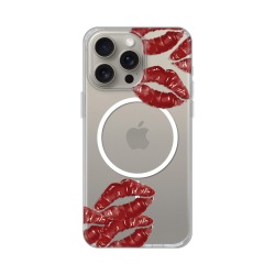 Futrola print Magsafe za iPhone 15 Pro Max 6.7 Kisses.