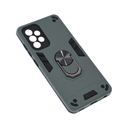 Futrola Hard Ring za Samsung A526 Galaxy A52 5G tamno siva.