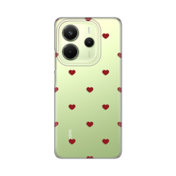 Silikonska futrola print za Xiaomi Redmi Note 14 4G (SRB) Red Hearts.