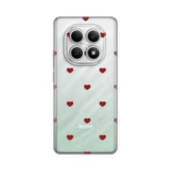 Silikonska futrola print za Xiaomi Redmi Note 15 4G Red Hearts.