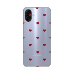 Silikonska futrola print za Samsung A075F Galaxy A07 Red Hearts.