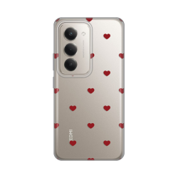 Silikonska futrola print za Xiaomi Redmi 15 4G Red Hearts.