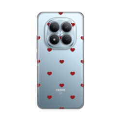 Silikonska futrola print za Xiaomi Redmi Note 15 Pro Plus 5G Red Hearts.