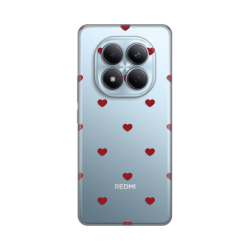Silikonska futrola print za Xiaomi Redmi Note 15 Pro 4G Red Hearts.