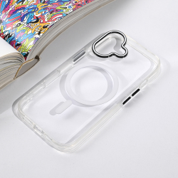 Futrola Magsafe Color Pop za iPhone 16 6.1 bela.