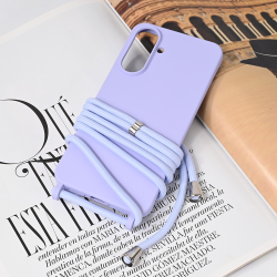 Futrola Crossbody za Samsung A566 Galaxy A56 ljubicasta.