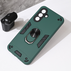 Futrola Hard Ring za Samsung A566 Galaxy A56 5G tamno zelena.